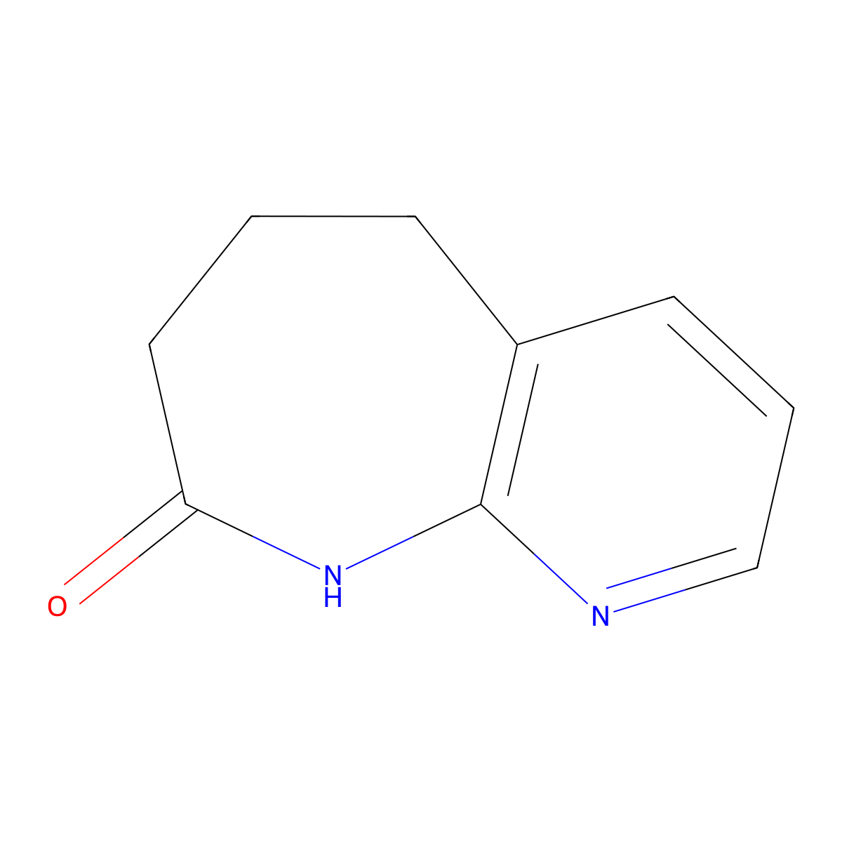 6,7-Dihydro-5H-pyrido[2,3-b]azepin-8(9H)-one molecular structure, CAS 67046-22-4