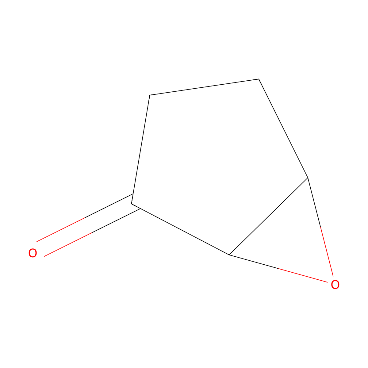 6-Oxabicyclo(3.1.0)hexan-2-one molecular structure, CAS 6705-52-8