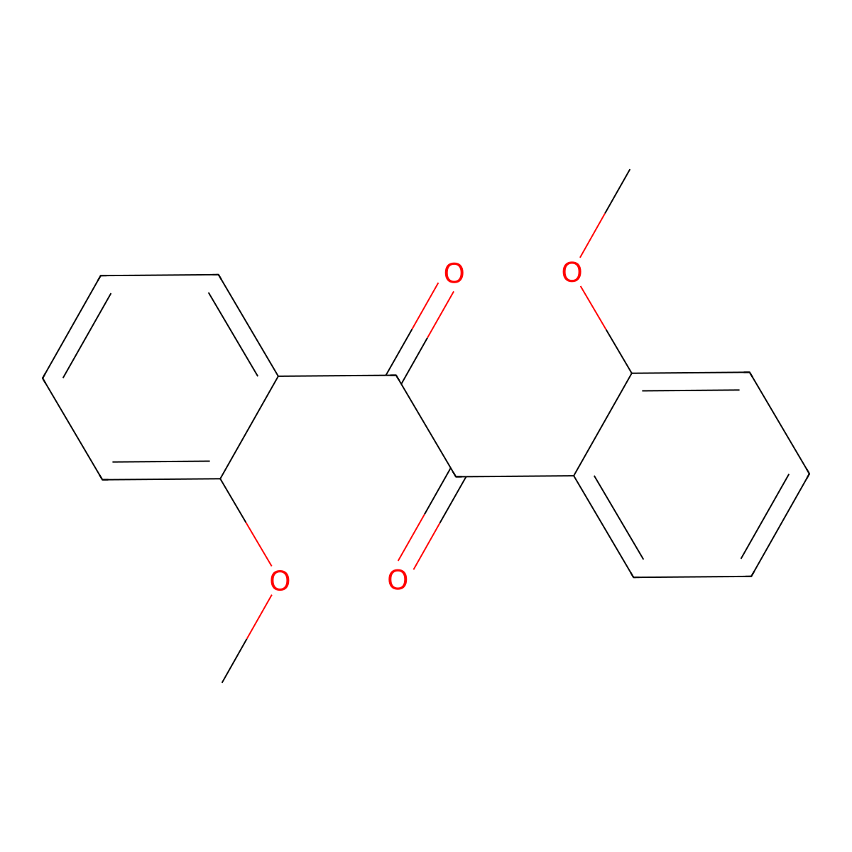 1,2-Bis(2-methoxyphenyl)ethane-1,2-dione molecular structure, CAS 6706-92-9