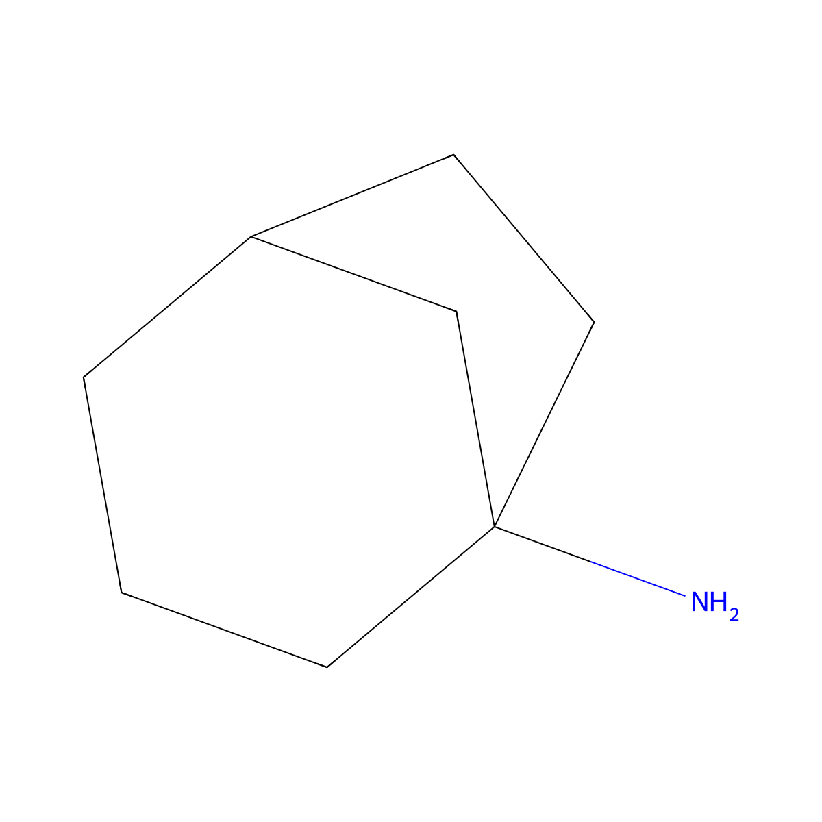 Bicyclo[3.2.1]octan-1-amine molecular structure, CAS 67064-11-3