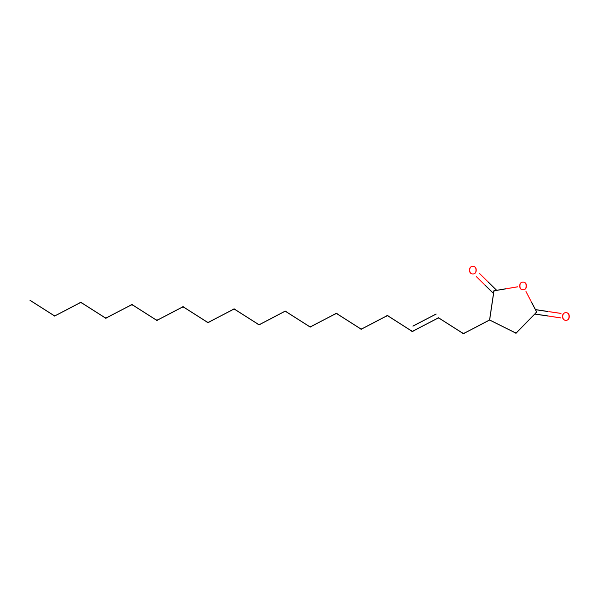 3-Octadec-2-enyloxolane-2,5-dione molecular structure, CAS 67066-88-0