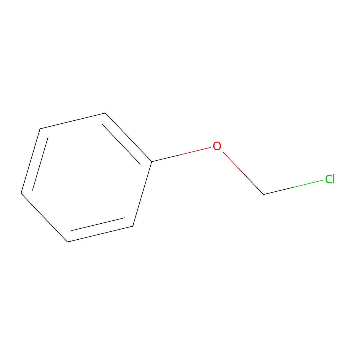 (Chloromethoxy)benzene molecular structure, CAS 6707-01-3