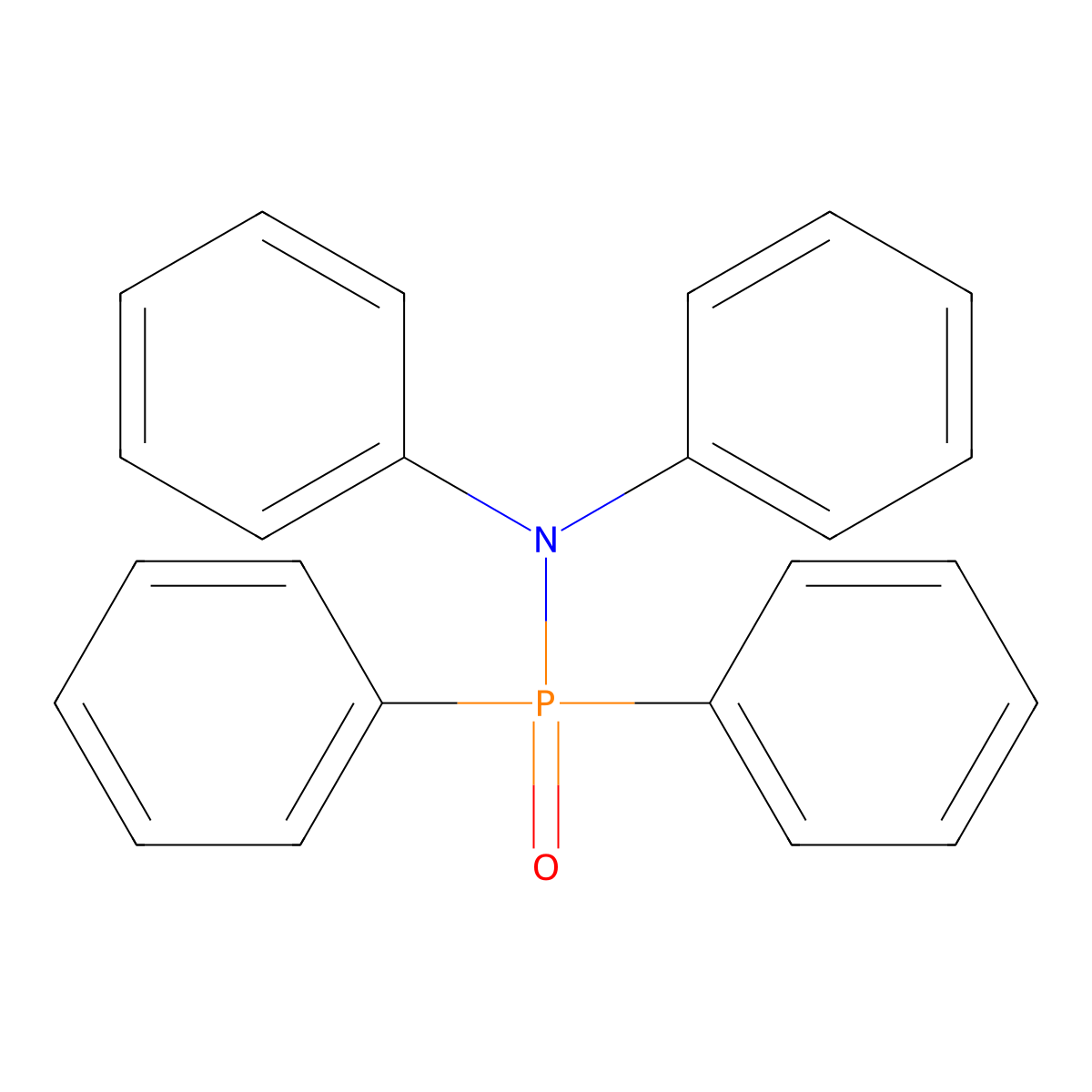 N-diphenylphosphoryl-N-phenylaniline molecular structure, CAS 67071-69-6