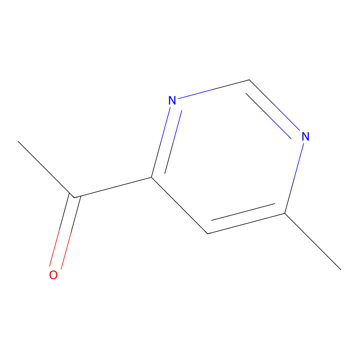 1-(6-Methylpyrimidin-4-yl)ethanone molecular structure, CAS 67073-96-5
