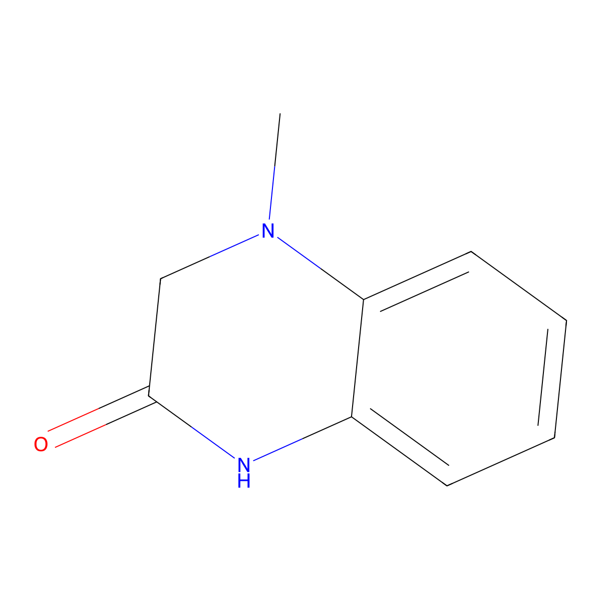 4-Methyl-3,4-dihydroquinoxalin-2(1H)-one molecular structure, CAS 67074-63-9