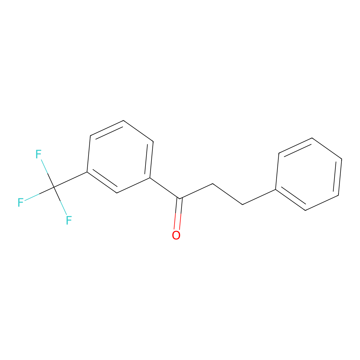 3-Phenyl-3'-trifluoromethylpropiophenone molecular structure, CAS 67082-01-3