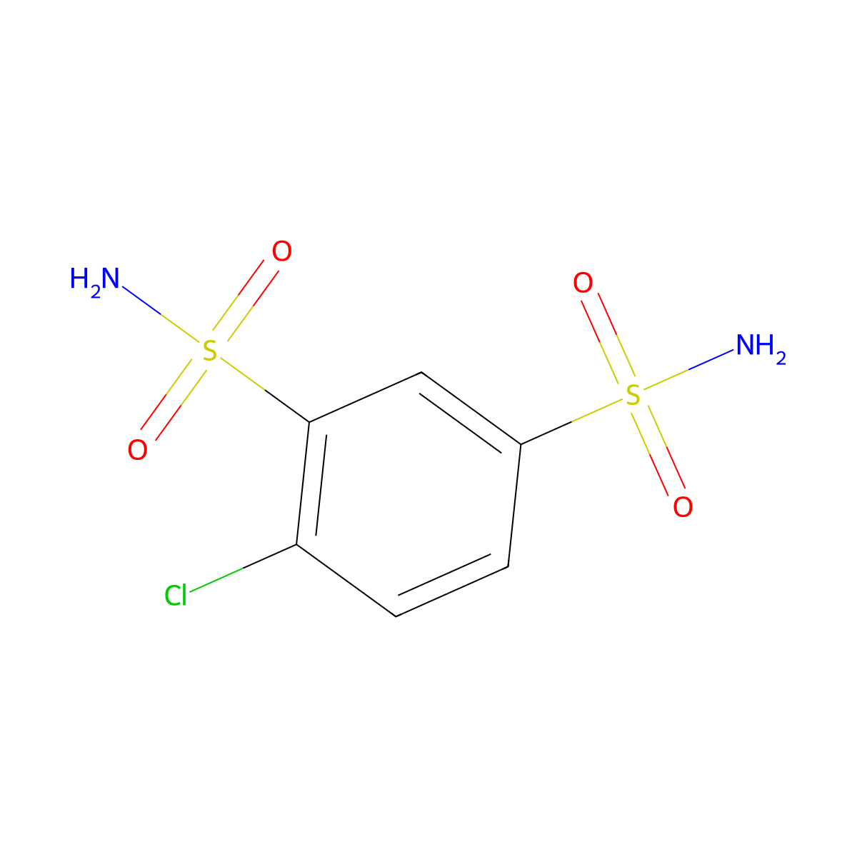 Clofenamide molecular structure, CAS 671-95-4