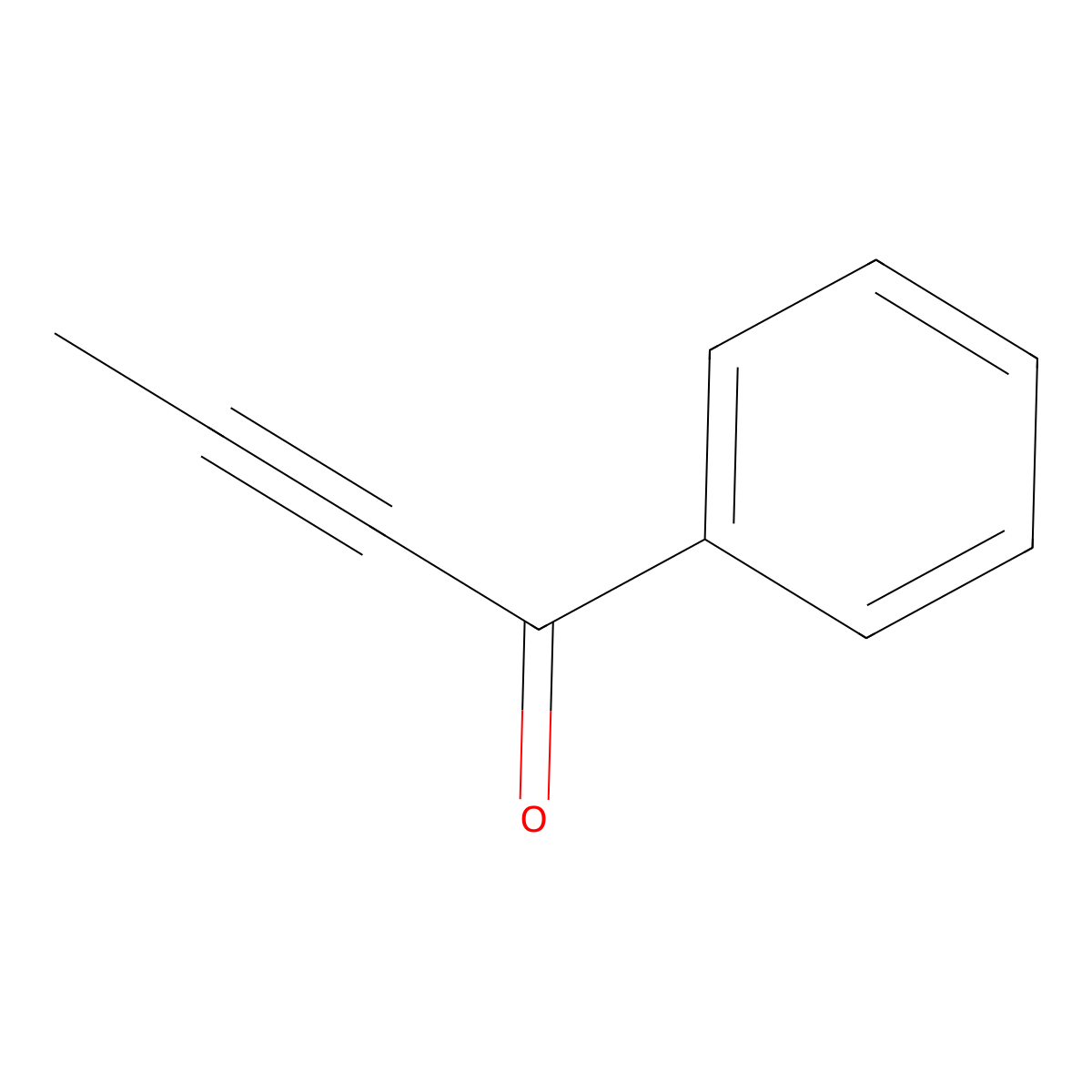 1-Phenyl-2-butyn-1-one molecular structure, CAS 6710-62-9