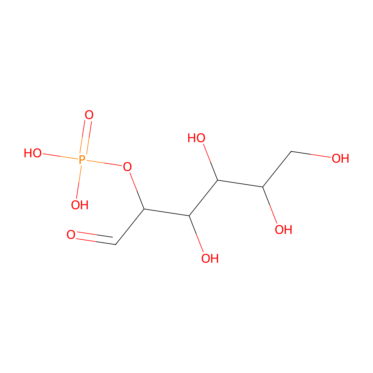 Phosphoglucose molecular structure, CAS 67101-62-6