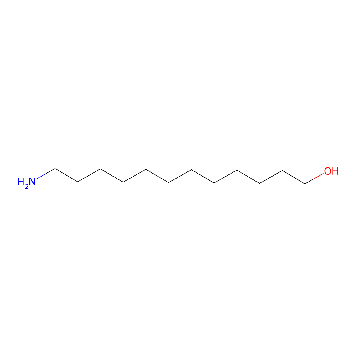 12-Amino-1-dodecanol molecular structure, CAS 67107-87-3