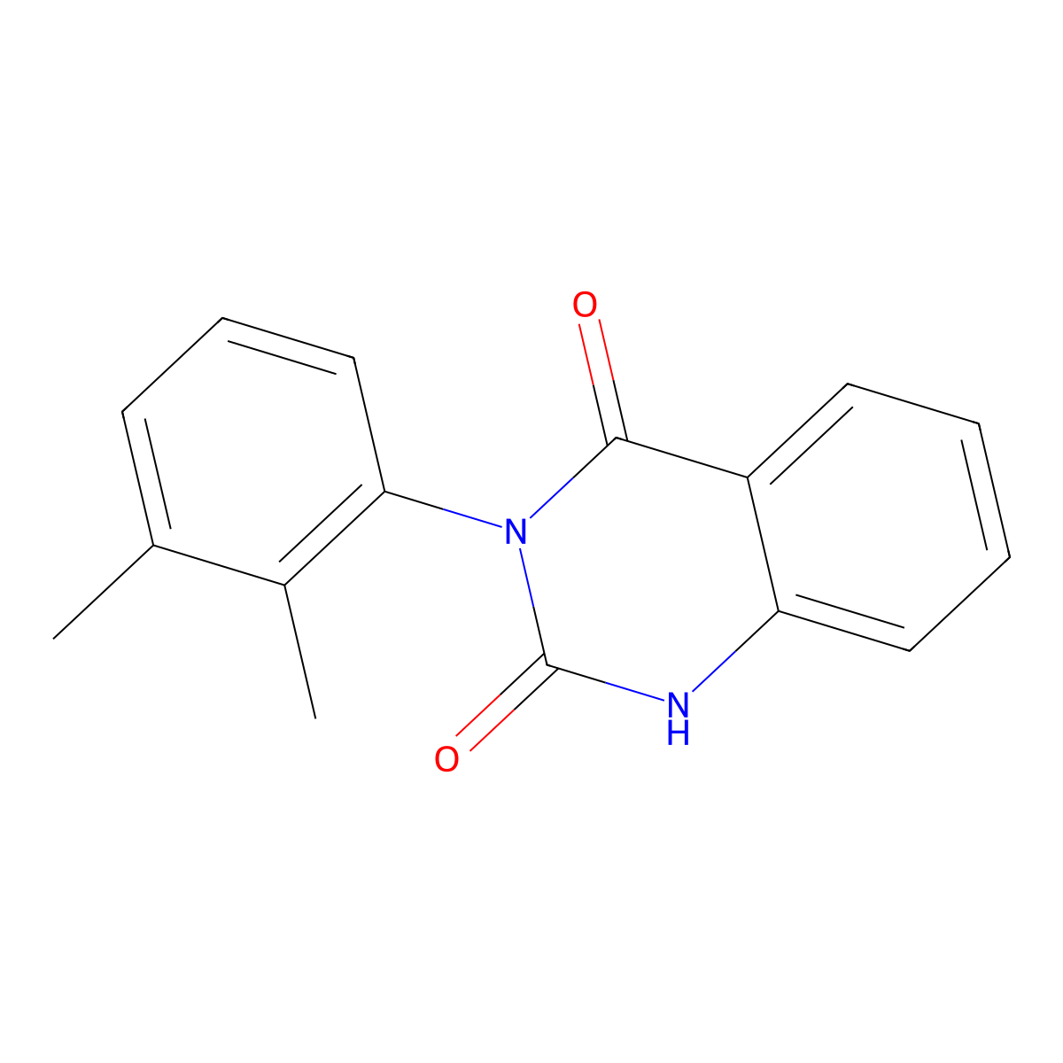 3-(2,3-Dimethylphenyl)-2,4(1h,3h)-quinazolinedione molecular structure, CAS 67116-97-6