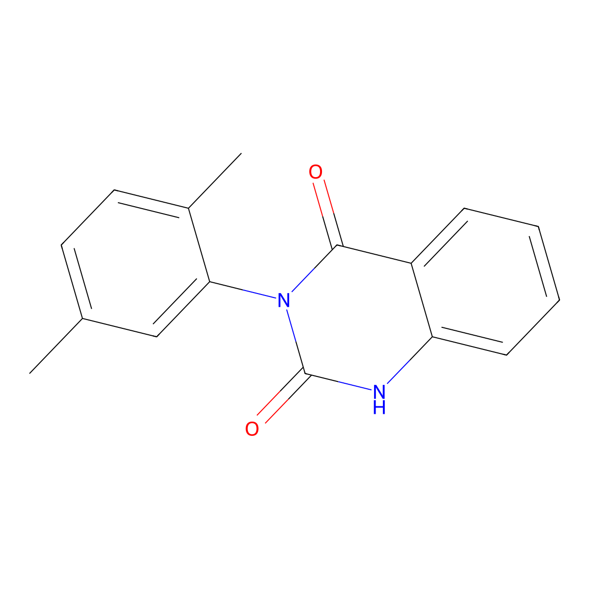 3-(2,5-Dimethylphenyl)-1,3-dihydroquinazoline-2,4-dione molecular structure, CAS 67116-98-7