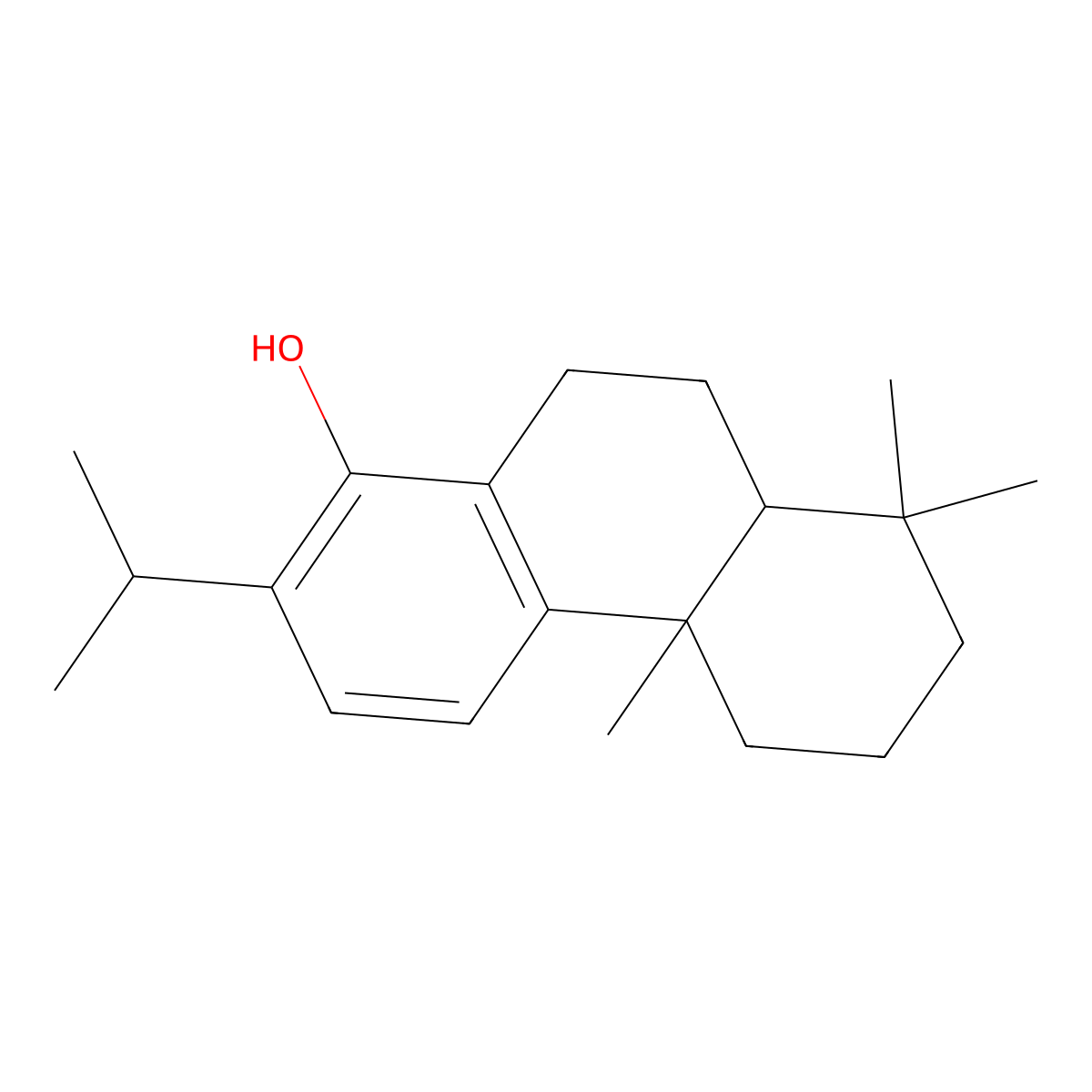 14-Hydroxydehydroabietane molecular structure, CAS 67119-95-3