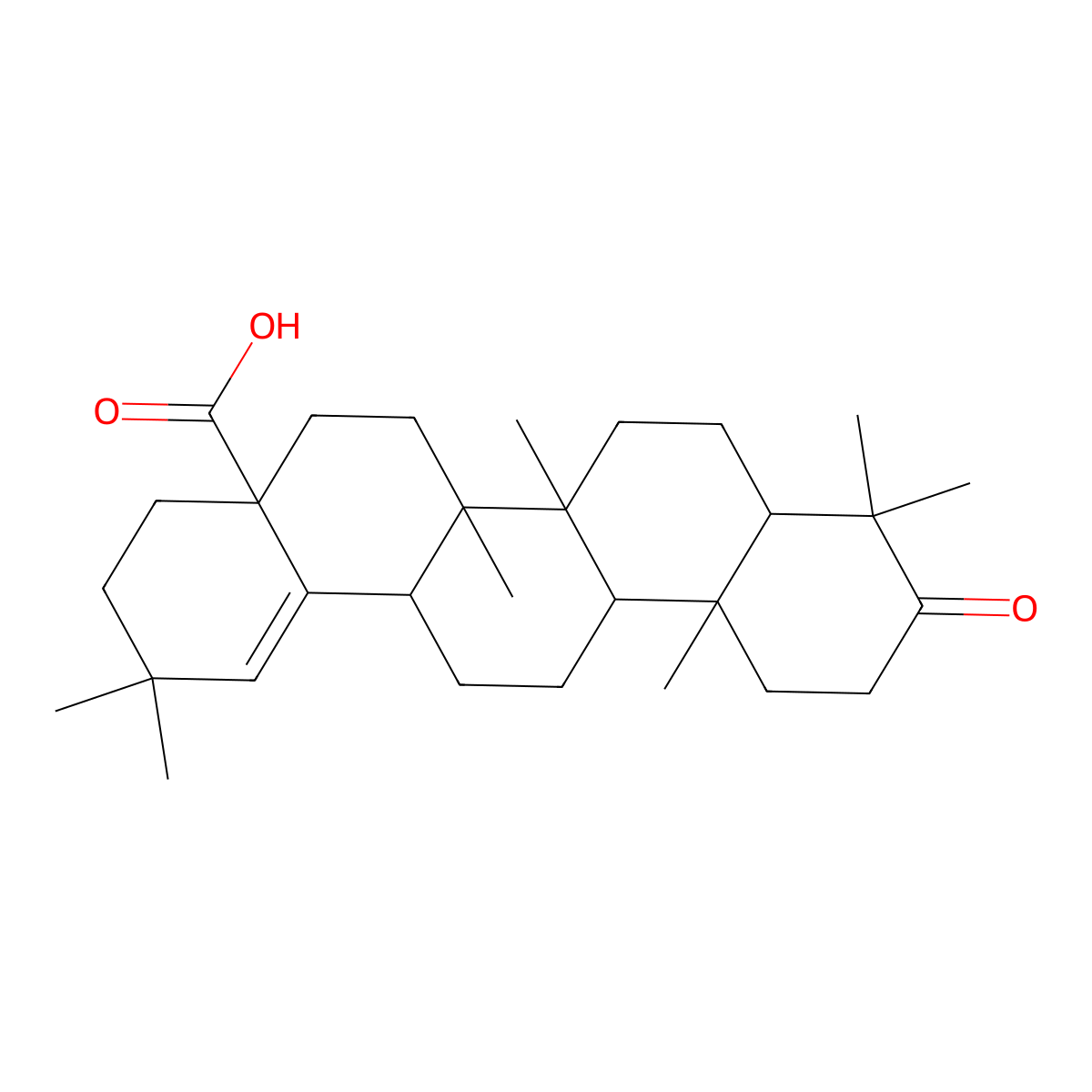 Moronic Acid molecular structure, CAS 6713-27-5