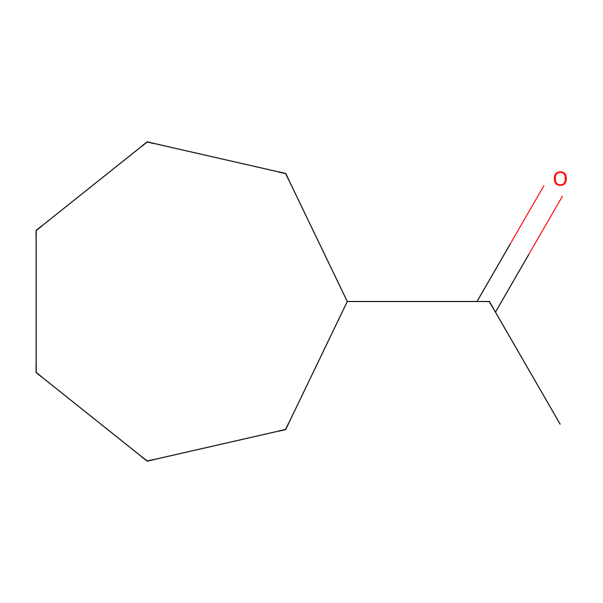 1-Cycloheptylethan-1-one molecular structure, CAS 6713-48-0