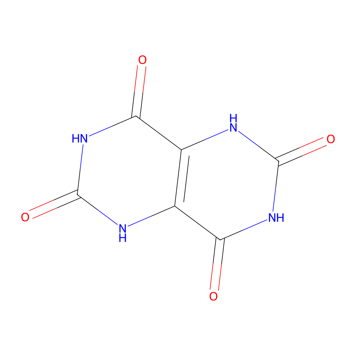 Homouric acid molecular structure, CAS 6713-54-8