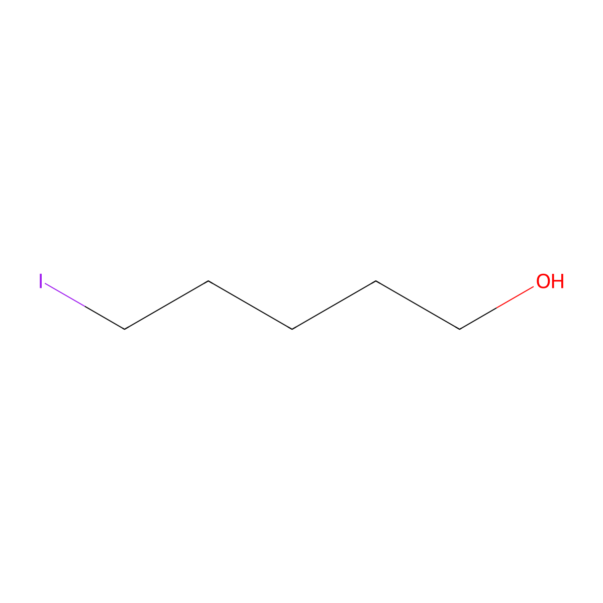 5-Iodo-1-pentanol molecular structure, CAS 67133-88-4
