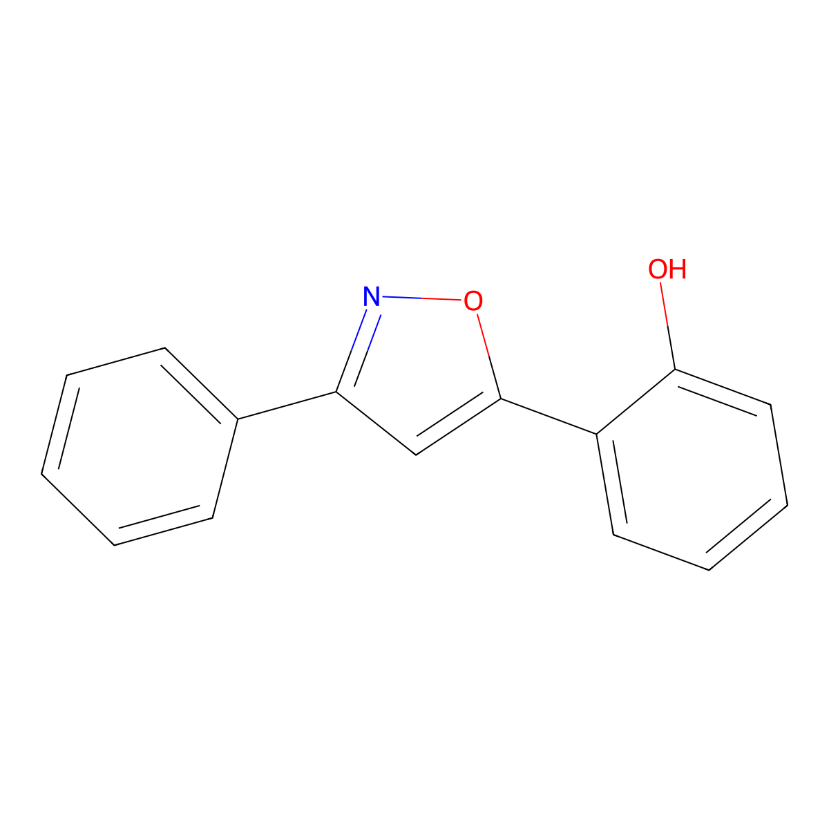 2-(3-Phenyl-5-isoxazolyl)phenol molecular structure, CAS 67139-38-2