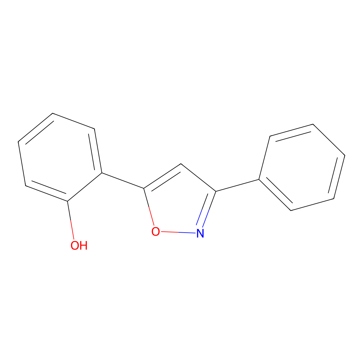 2-(3-Phenyl-5-isoxazolyl)phenol molecular structure, CAS 67139-38-2