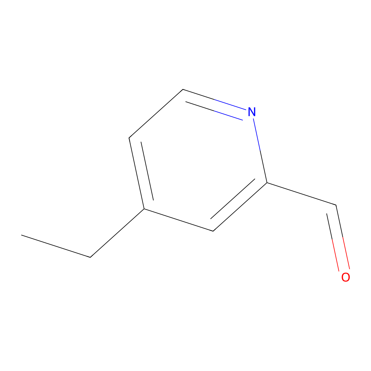 4-Ethylpyridine-2-carbaldehyde molecular structure, CAS 67141-19-9