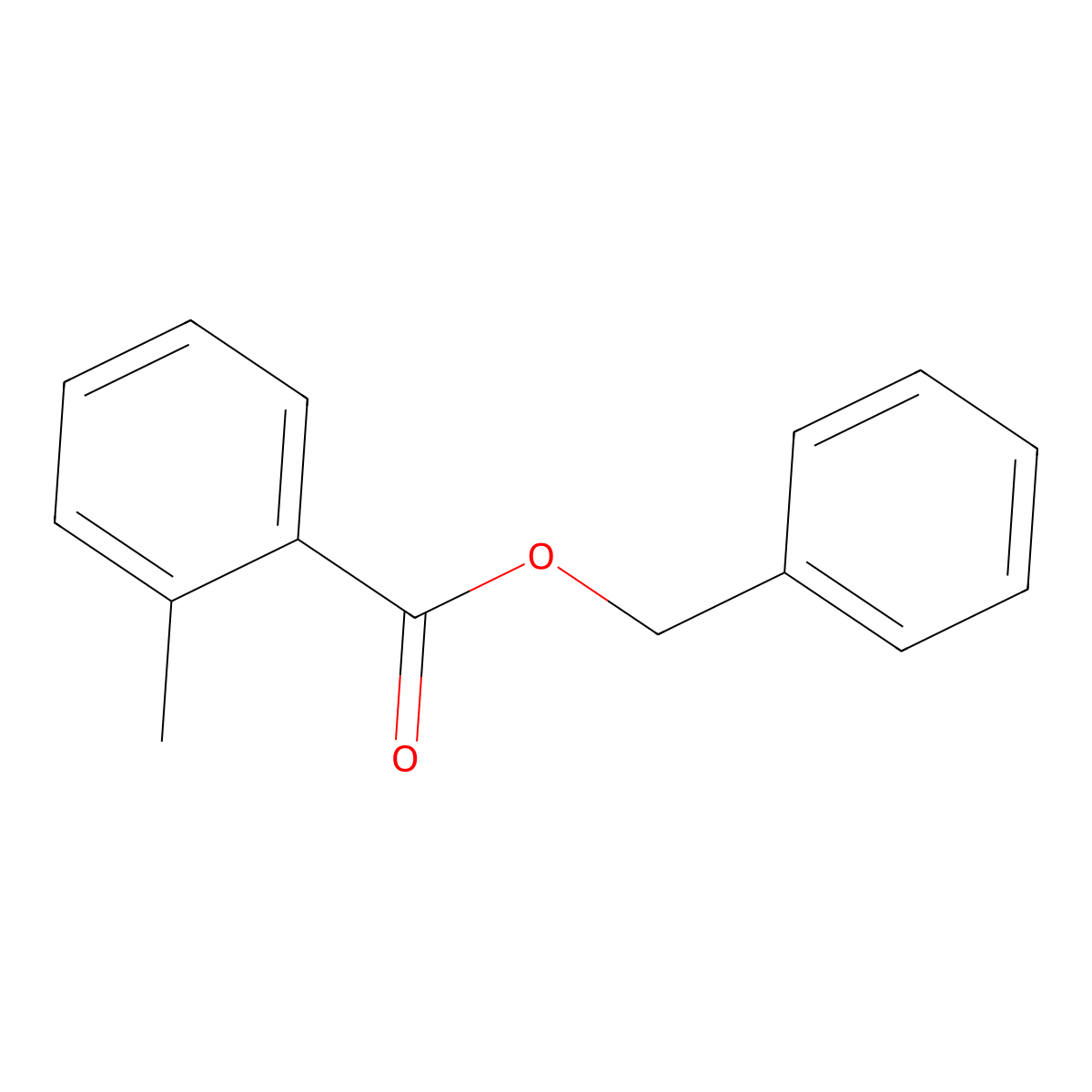 Benzyl 2-methylbenzoate molecular structure, CAS 67157-60-2