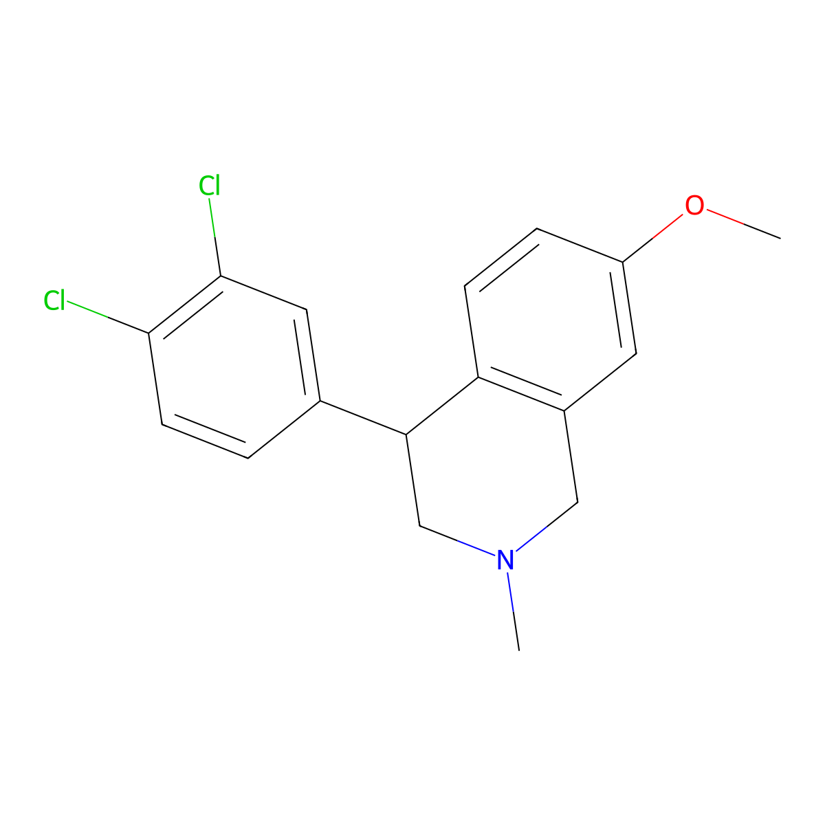 Diclofensine molecular structure, CAS 67165-56-4