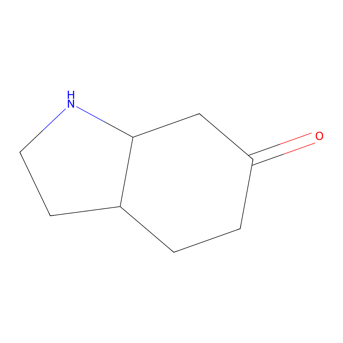 Octahydro-6H-indol-6-one molecular structure, CAS 67175-82-0