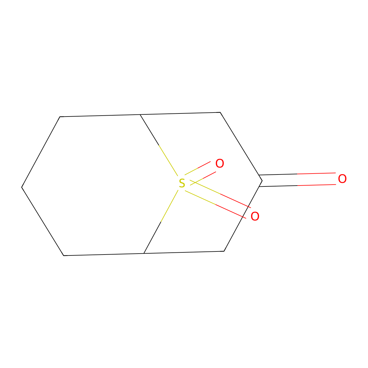 9Lambda6-thiabicyclo(3.3.1)nonane-3,9,9-trione molecular structure, CAS 67194-71-2