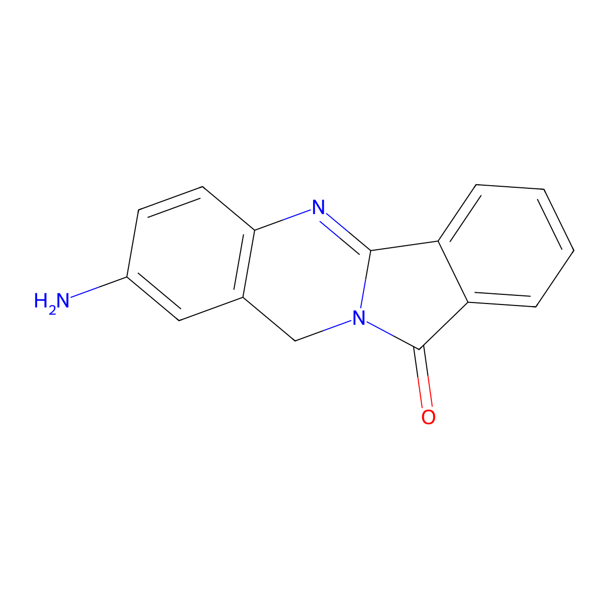 Batracylin molecular structure, CAS 67199-66-0