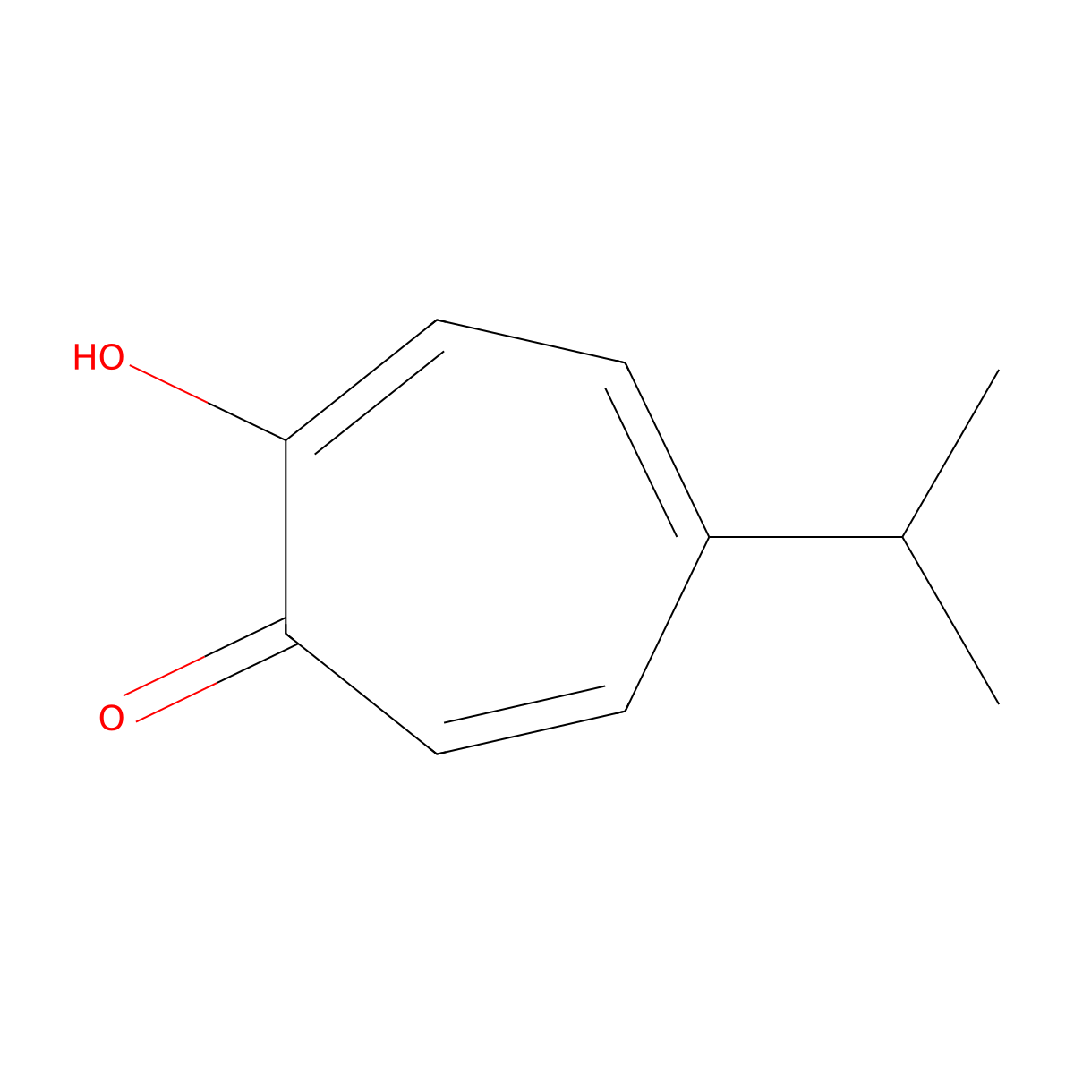 Gamma-Thujaplicin molecular structure, CAS 672-76-4