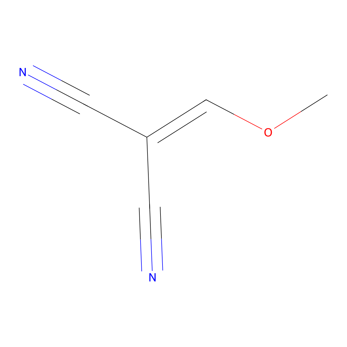 (Methoxymethylene)malononitrile molecular structure, CAS 672-81-1