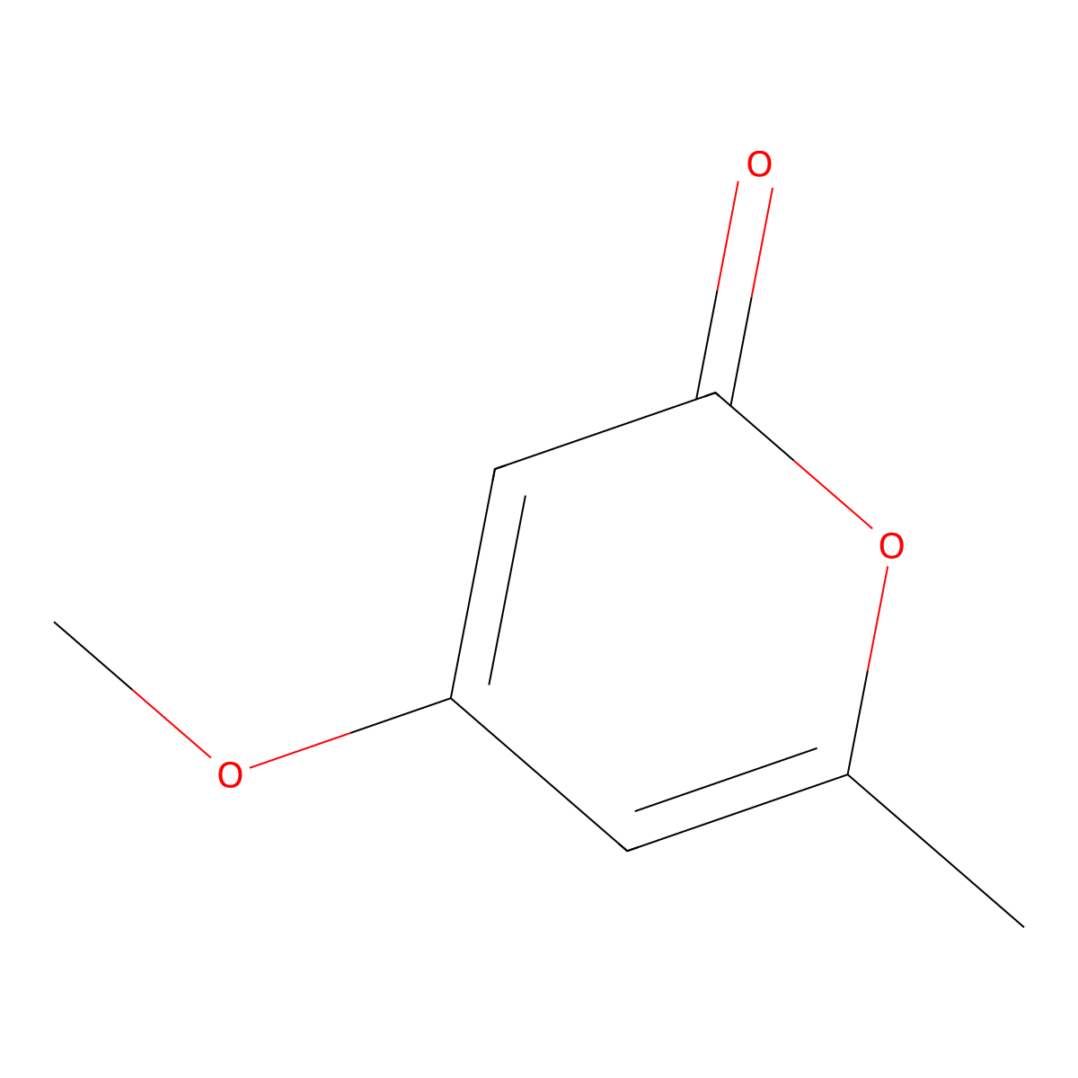 Methyltriacetolactone molecular structure, CAS 672-89-9