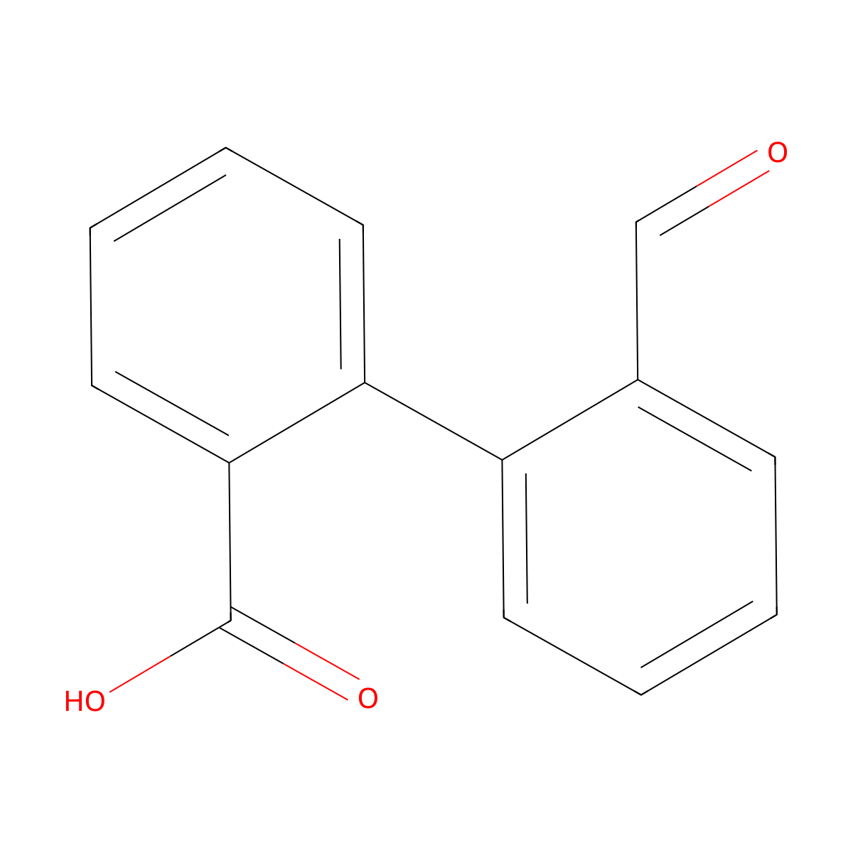 2-(2-formylphenyl)benzoic Acid molecular structure, CAS 6720-26-9