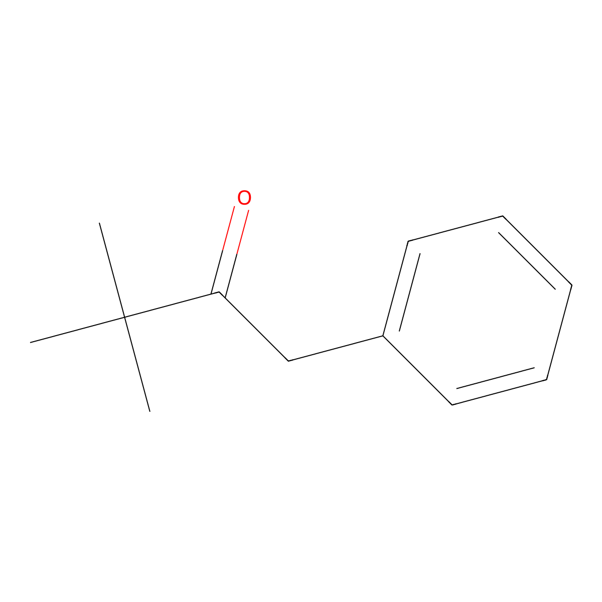 3,3-Dimethyl-1-phenylbutan-2-one molecular structure, CAS 6721-67-1