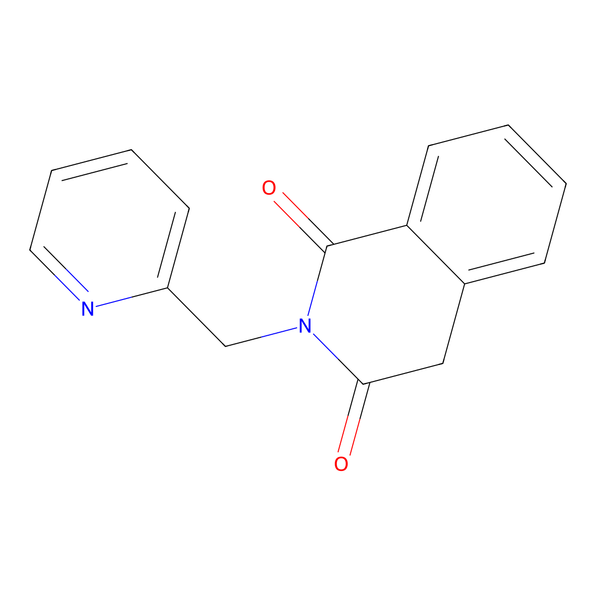 2-((Pyridin-2-yl)methyl)-1,2,3,4-tetrahydroisoquinoline-1,3-dione molecular structure, CAS 67213-74-5