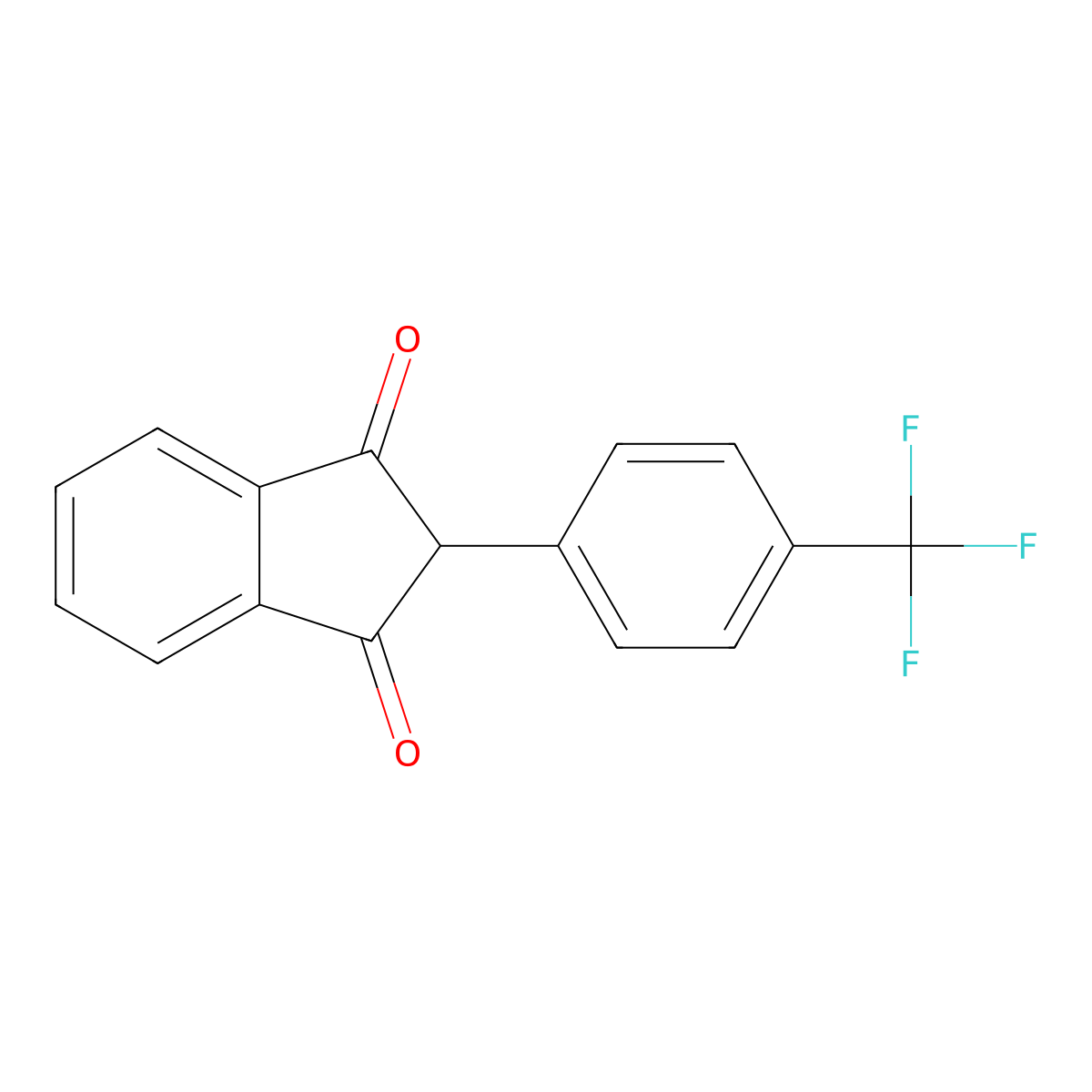 Fluindarol molecular structure, CAS 6723-40-6