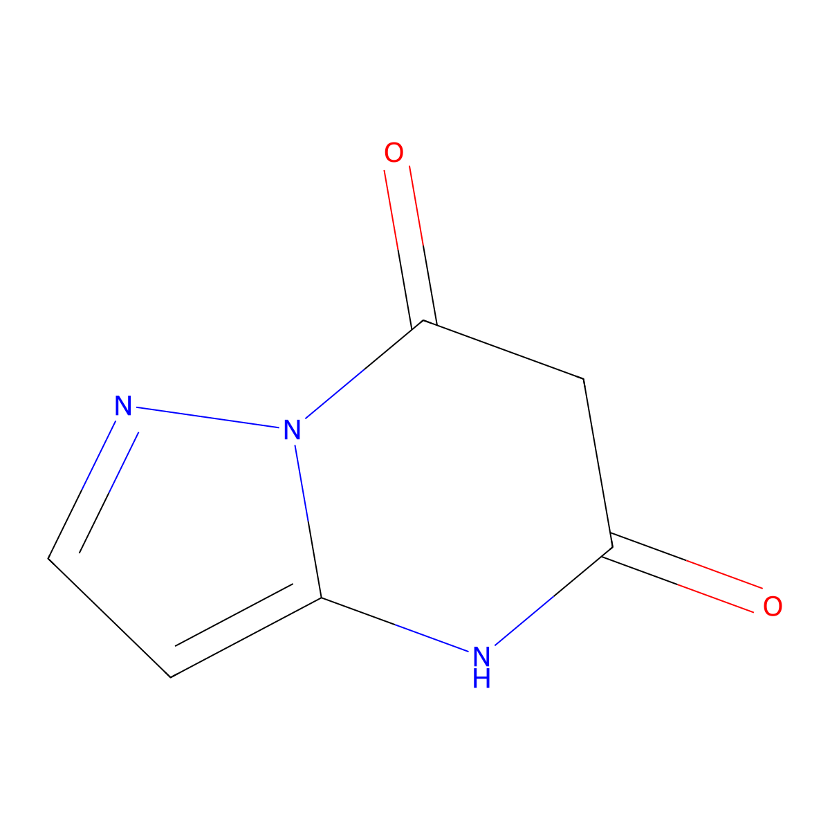 Pyrazolo[1,5-A]pyrimidine-5,7(4H,6H)-dione molecular structure, CAS 672323-32-9