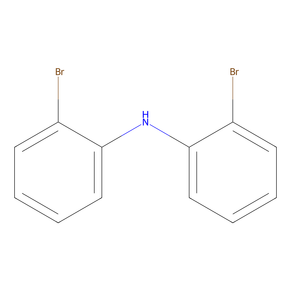 Bis(2-bromophenyl)amine molecular structure, CAS 67242-17-5