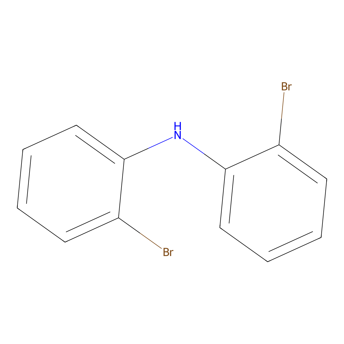 Bis(2-bromophenyl)amine molecular structure, CAS 67242-17-5