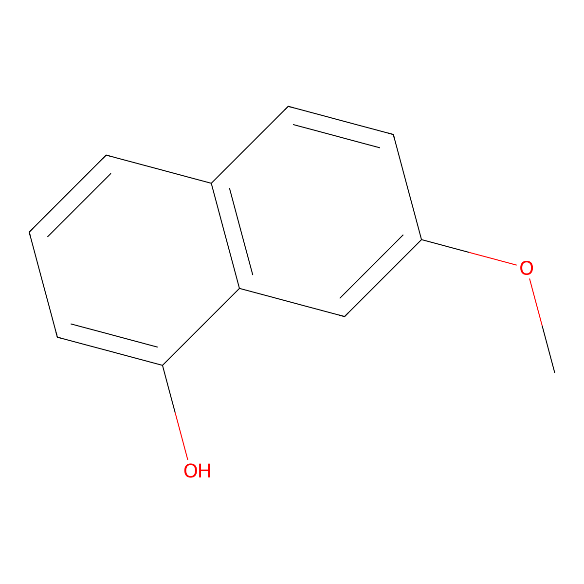 7-Methoxynaphthalen-1-ol molecular structure, CAS 67247-13-6