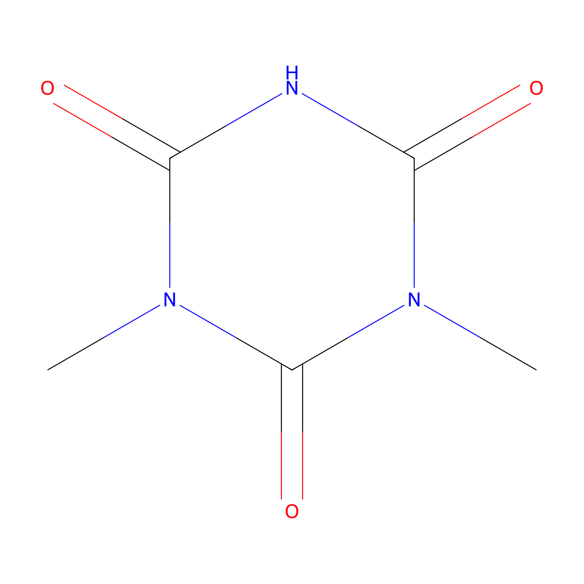 1,3-Dimethyl-1,3,5-triazinane-2,4,6-trione molecular structure, CAS 6726-48-3
