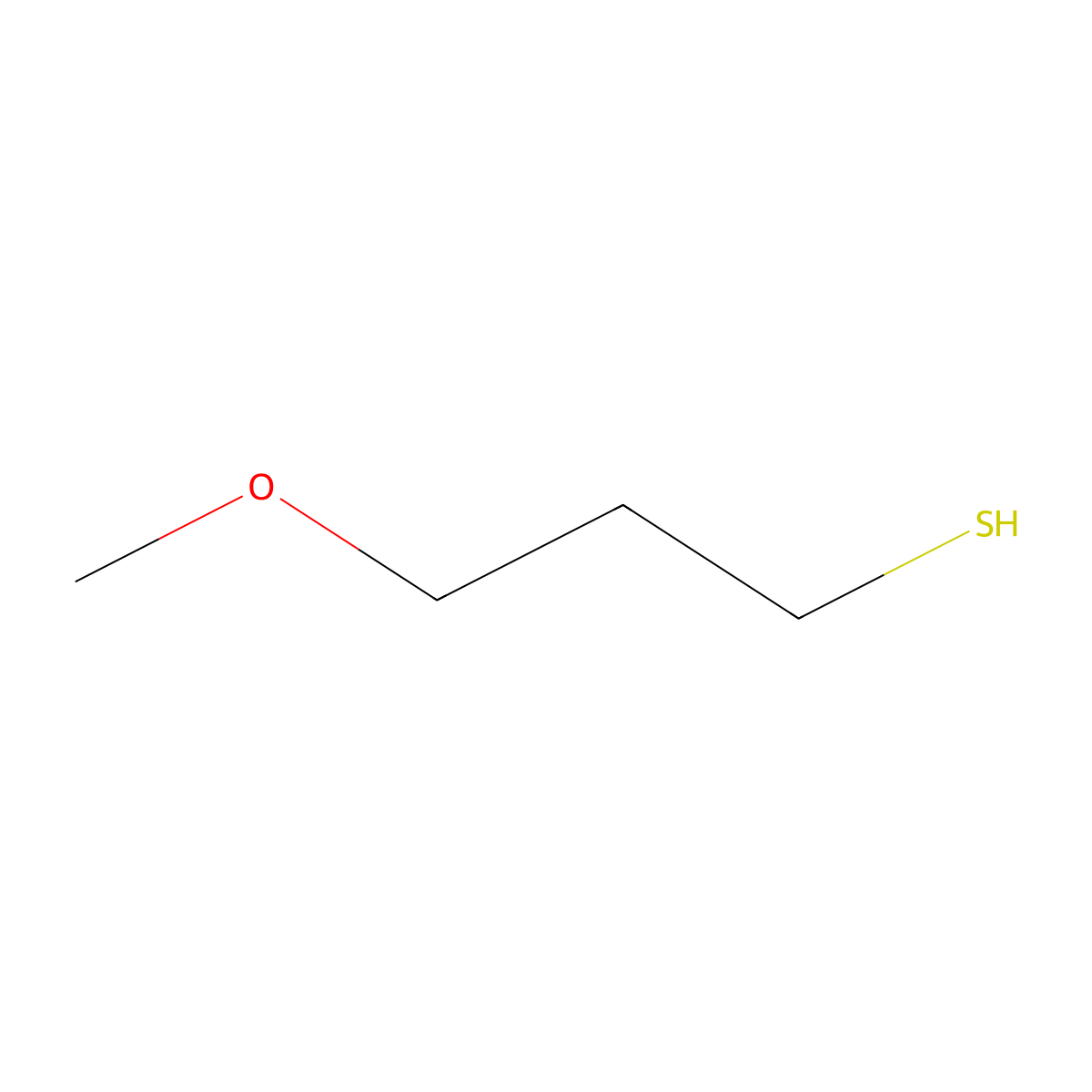 3-Methoxypropane-1-thiol molecular structure, CAS 67275-37-0