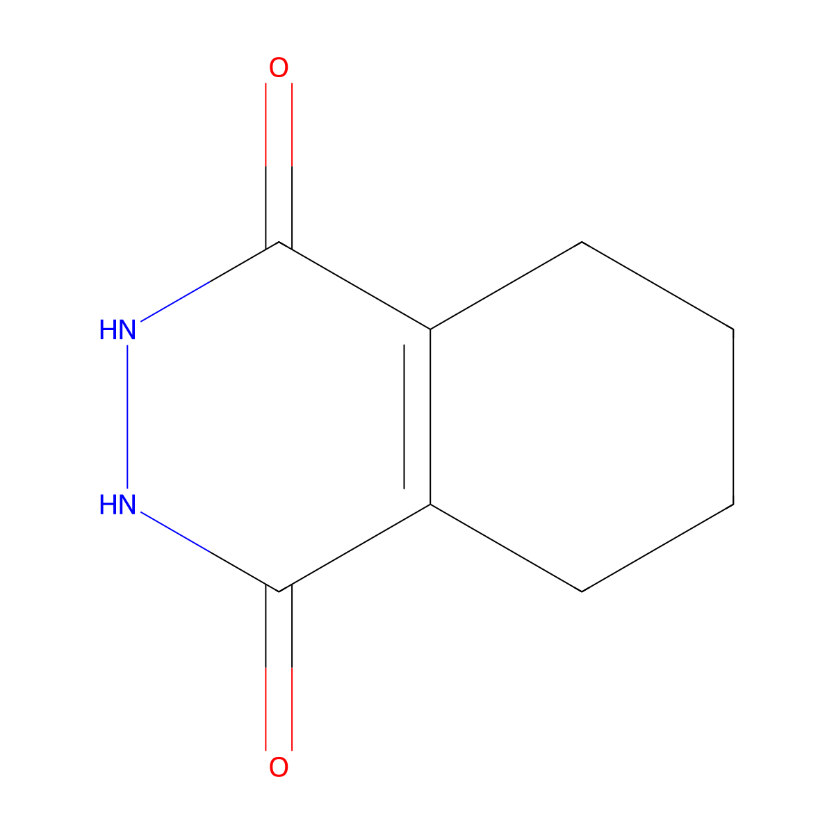 2,3,5,6,7,8-Hexahydrophthalazine-1,4-dione molecular structure, CAS 67279-23-6