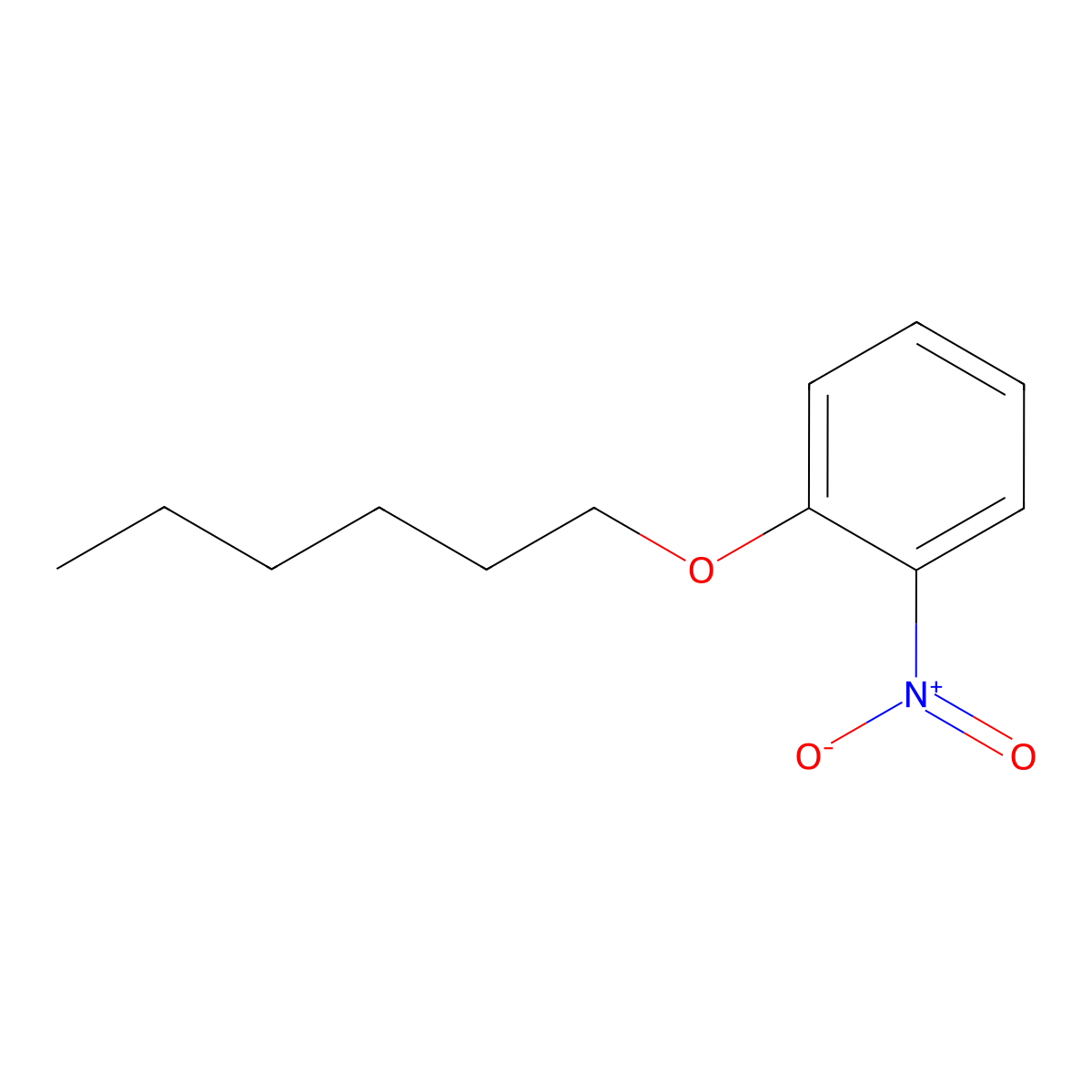 1-(Hexyloxy)-2-nitrobenzene molecular structure, CAS 67285-54-5