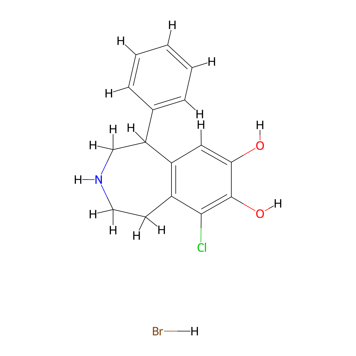 (+-)-6-Chloro-PB hydrobromide molecular structure, CAS 67287-39-2