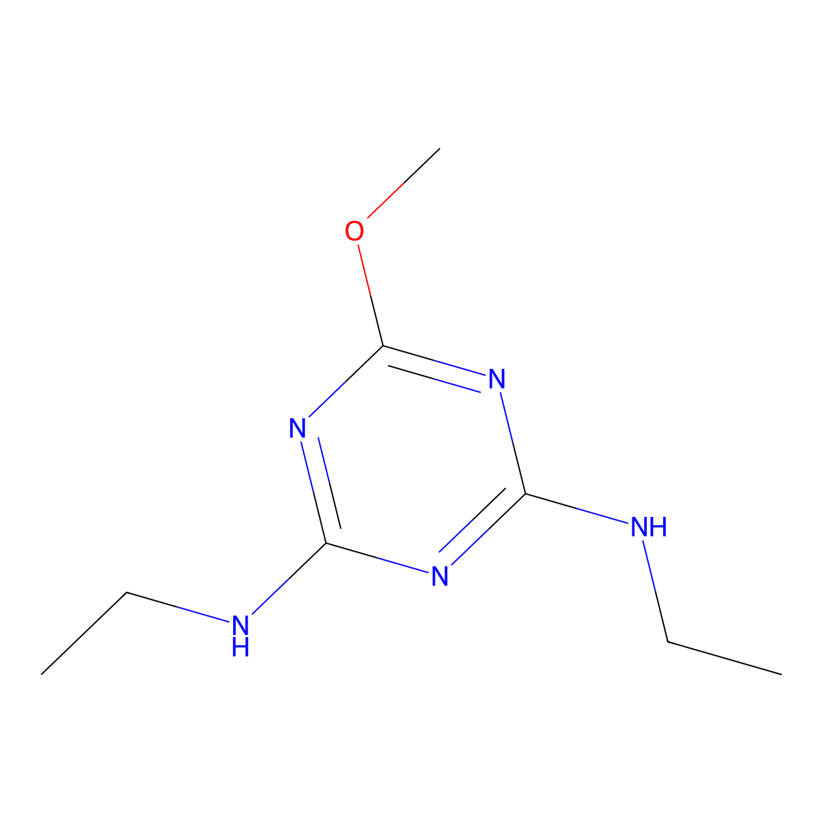 Simeton molecular structure, CAS 673-04-1