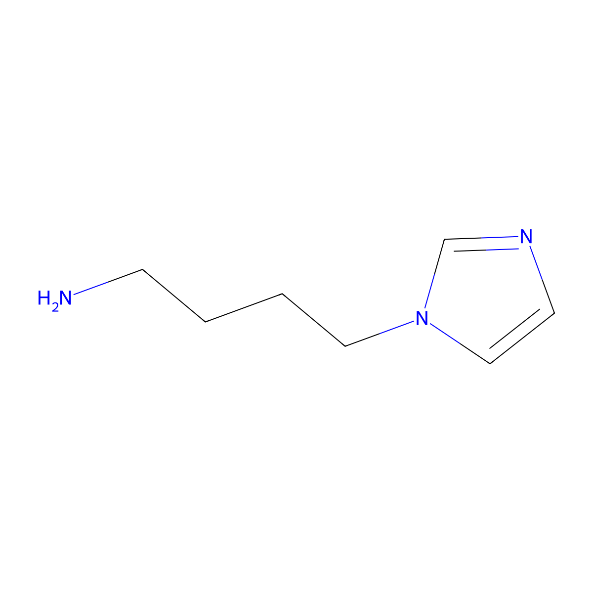 4-(1H-imidazol-1-yl)butan-1-amine molecular structure, CAS 67319-76-0