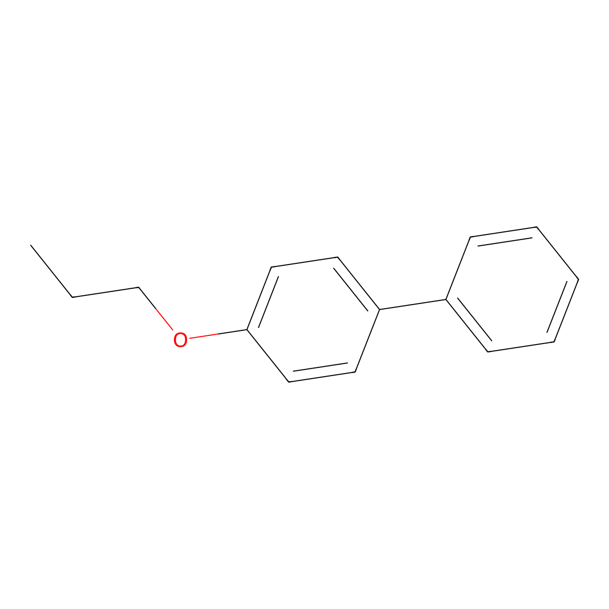 1-Phenyl-4-propoxybenzene molecular structure, CAS 6734-90-3