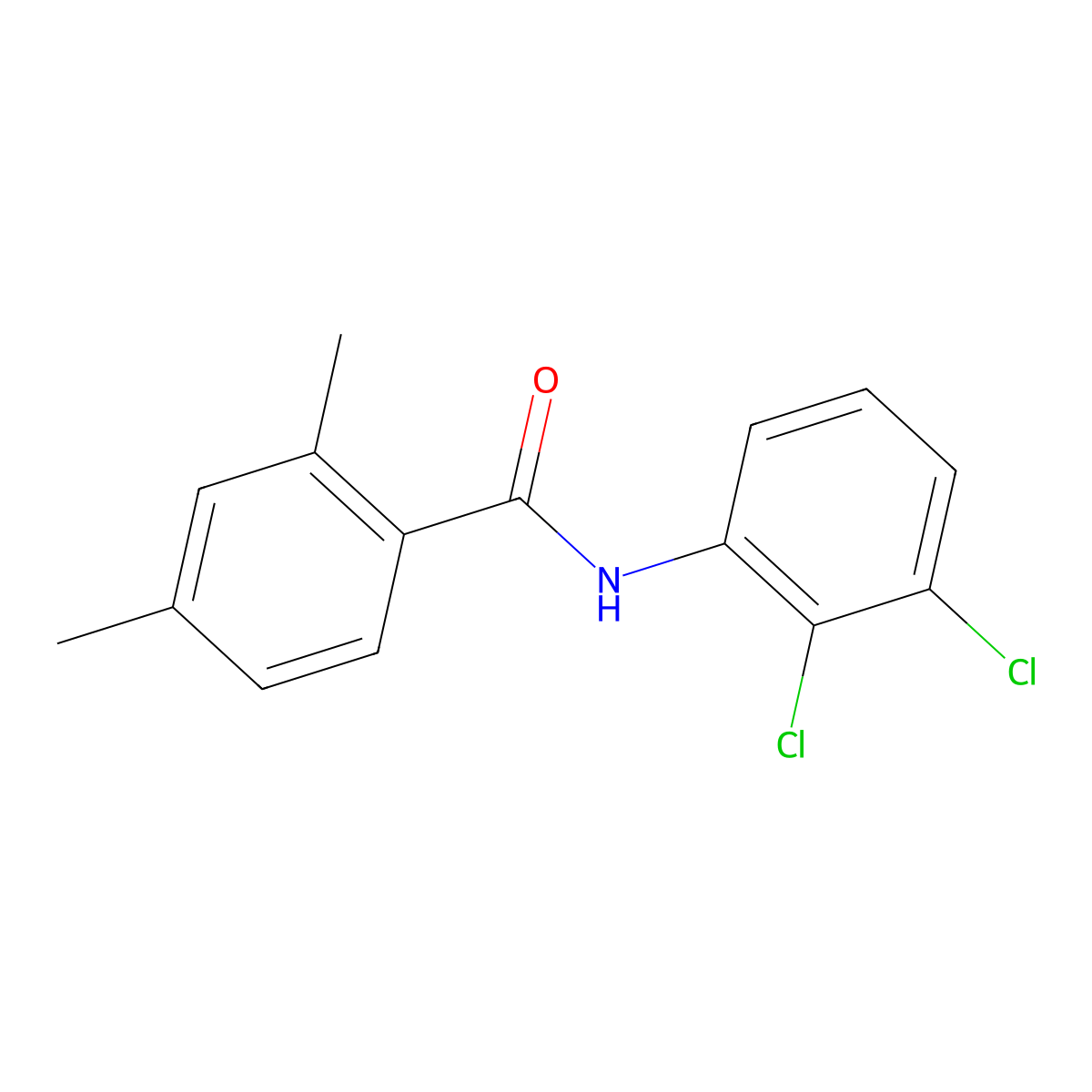 N-(2,3-dichlorophenyl)-2,4-dimethylbenzamide molecular structure, CAS 673441-57-1
