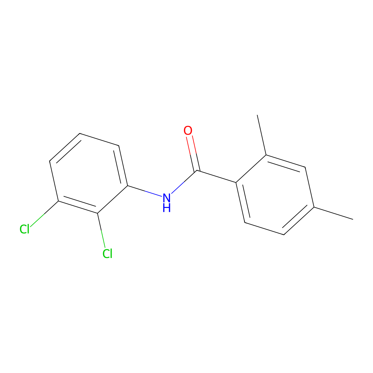 N-(2,3-dichlorophenyl)-2,4-dimethylbenzamide molecular structure, CAS 673441-57-1